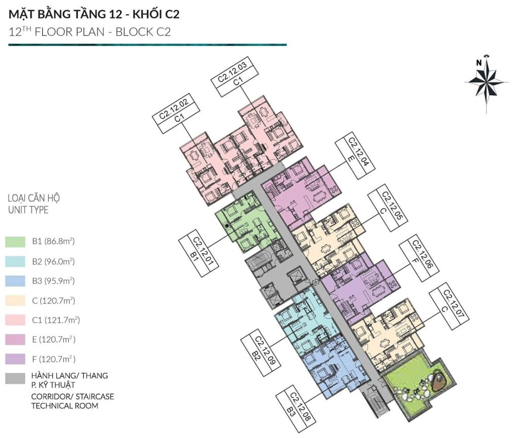 mat bang diamond centery thap c2 tang 12