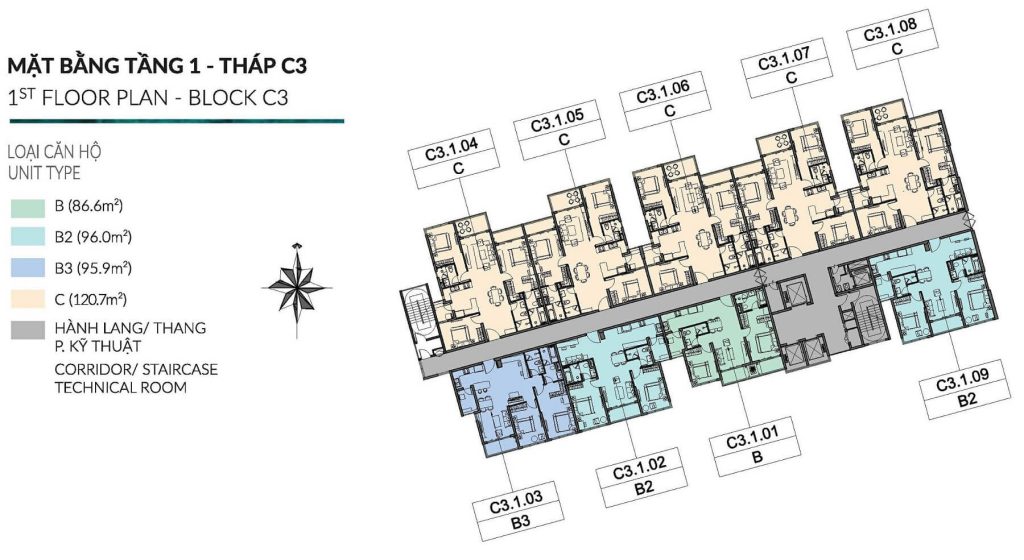 mat bang diamond centery thap c3 tang 1