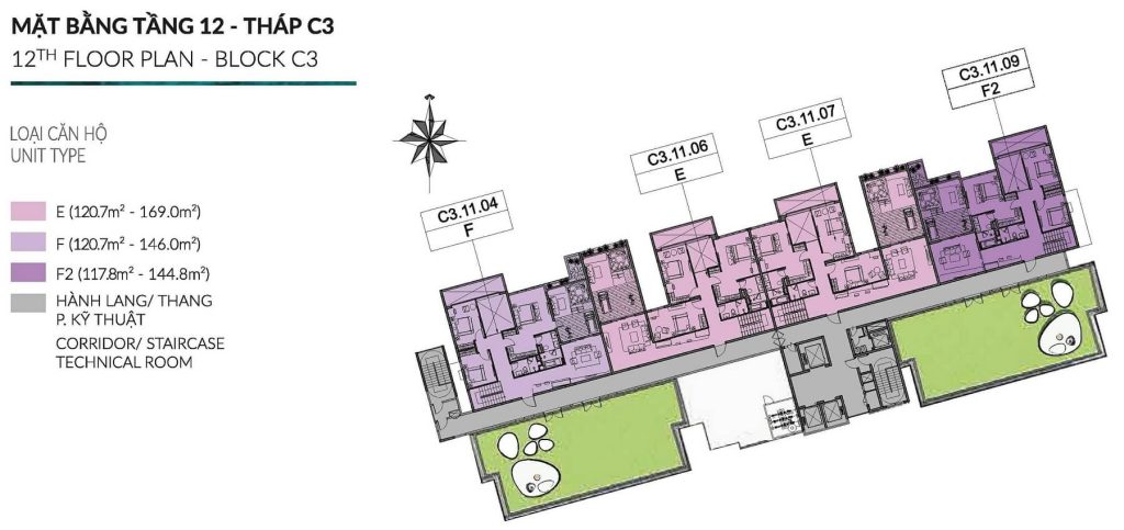 mat bang diamond centery thap c3 tang 12