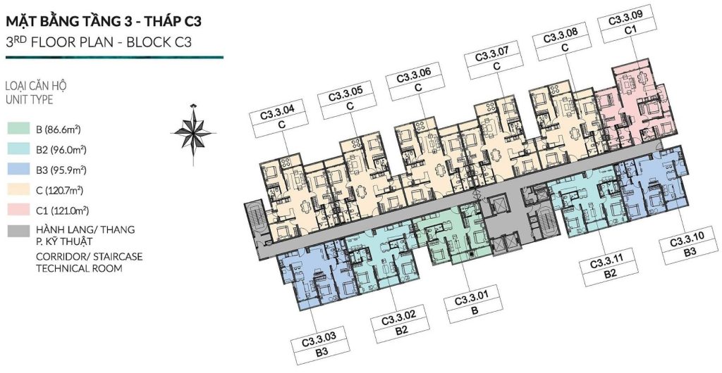 mat bang diamond centery thap c3 tang 3