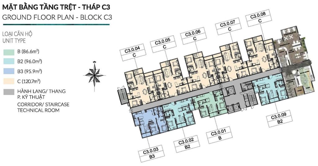 mat bang diamond centery thap c3 tang tret
