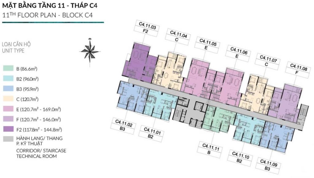 mat bang diamond centery thap c4 tang 11