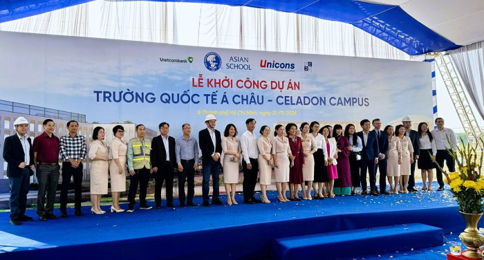 khởi công trường quốc tê á châu celadon city