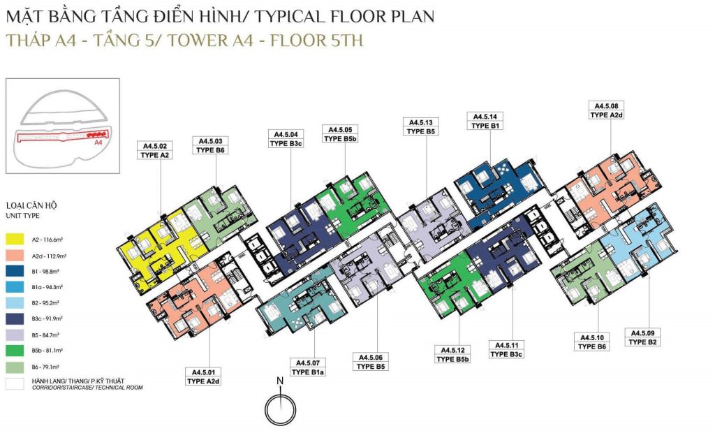 mat bang tang 5 block a4 chung cu diamond alnata