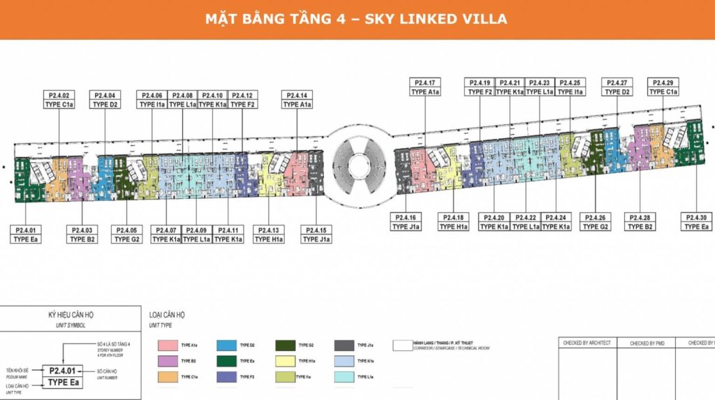 mat bang sky linked villa tang 4 diamond alnata plus